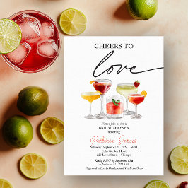 Invitación Cóctel Brindis al Amor Fiesta de Despedida de Solt