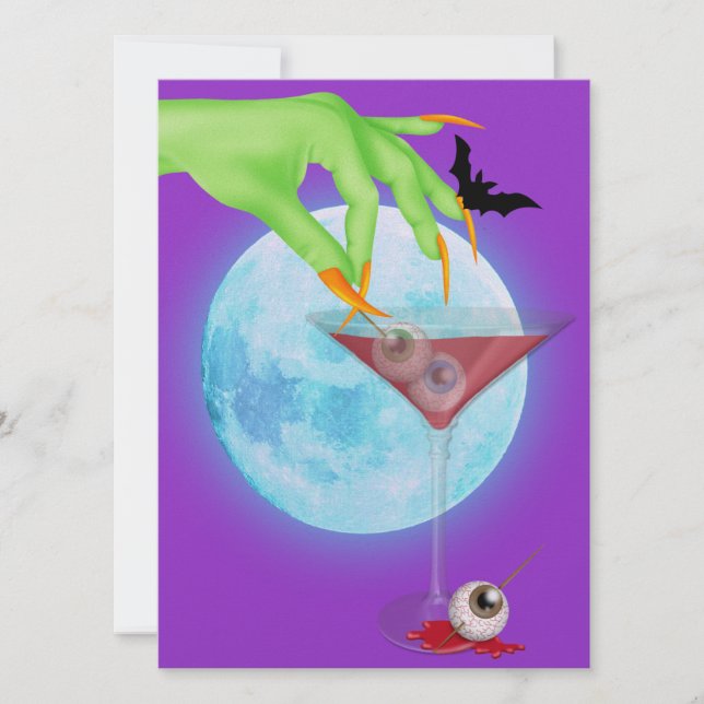 Invitación Cóctel de Halloween - SRF (Anverso)