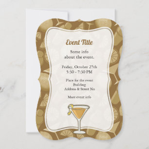 Invitación Cóctel de Sidecar