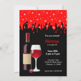 Invitación Cóctel * elegir color de fondo