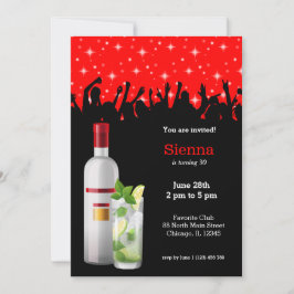 Invitación Cóctel * elegir color de fondo