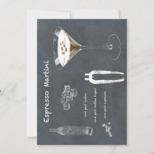 Invitación Cóctel Espresso Martini