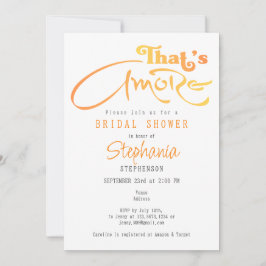 Invitación Cóctel italiano Aperol que es una ducha de novia m