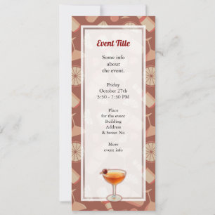 Invitación Cóctel Manhattan