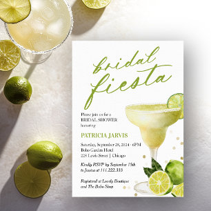Invitación Cóctel Margarita Fiesta Nupcial Despedida de Solte