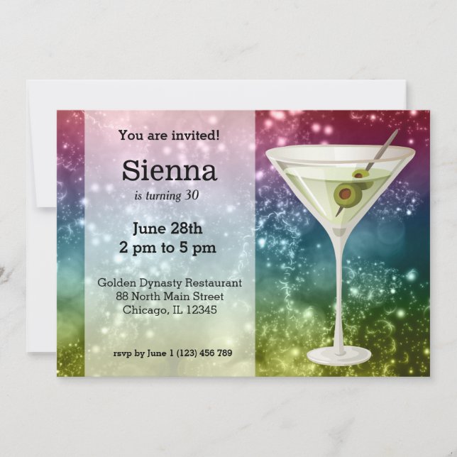 Invitación Cócteles (Anverso)