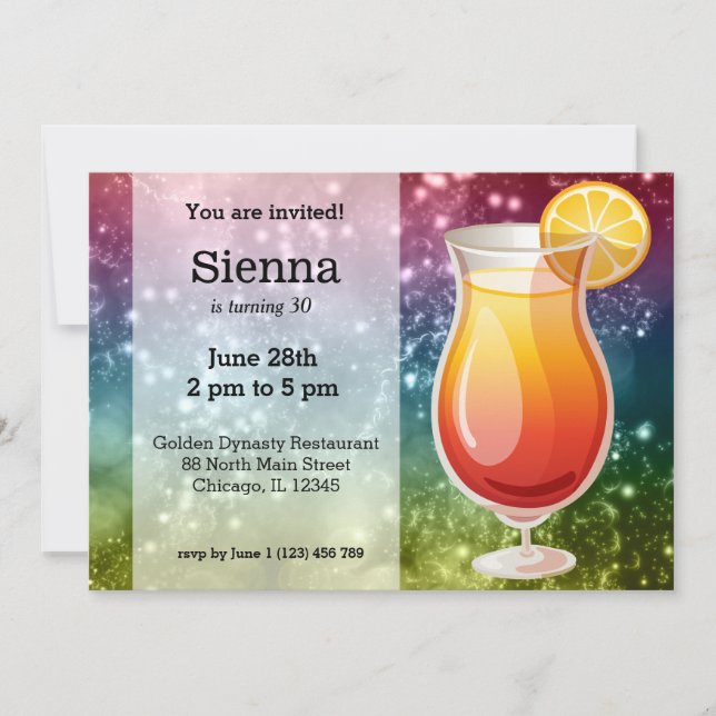 Invitación Cócteles (Anverso)