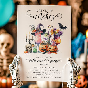 Invitación Cócteles de Bebed Witches