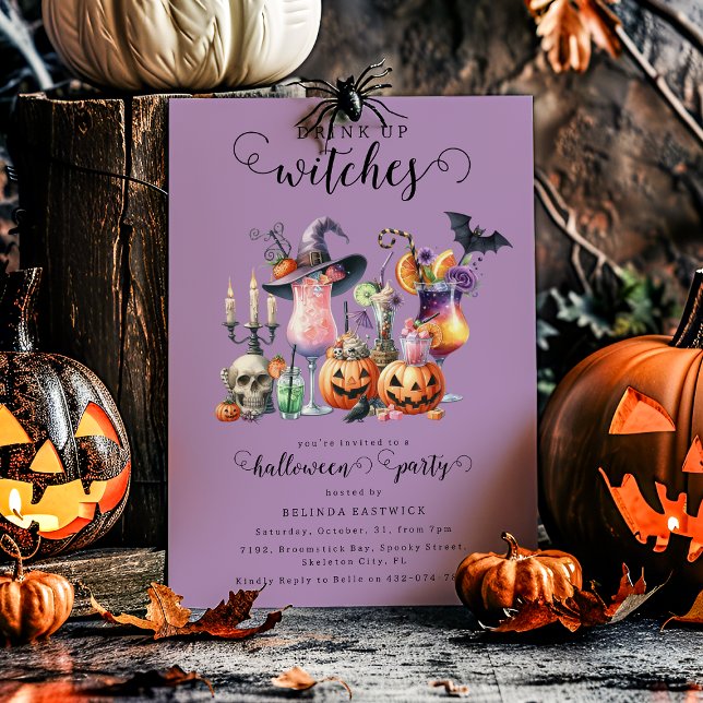 Invitación Cócteles de Bebed Witches (Subido por el creador)