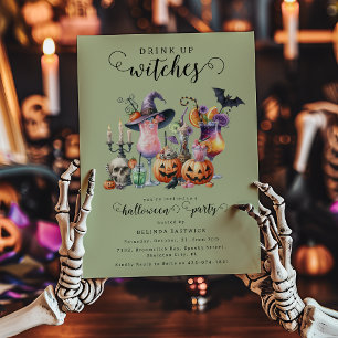 Invitación Cócteles de Bebed Witches