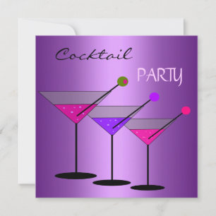 Invitación Cócteles de fiesta de cóctel Bebidas Martini Morad