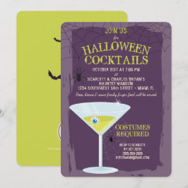 Invitación Cócteles de Halloween