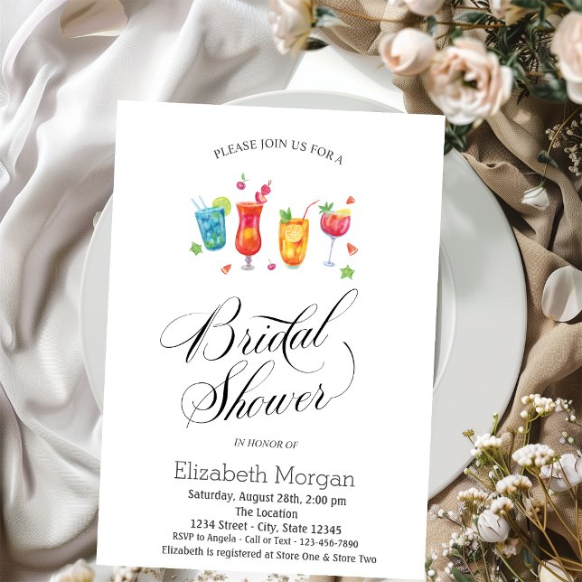 Invitación Cócteles Frutas Despedida de Soltera (Subido por el creador)