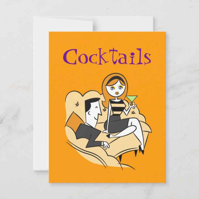 Invitación Cócteles/Invitación de la fiesta por el SRF (Anverso)