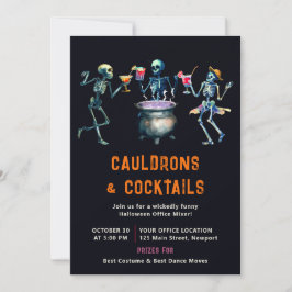 Invitación Cócteles mezcladores de negocios de Fiesta de ofic