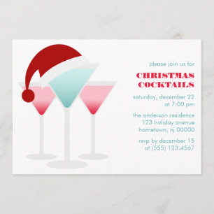 Invitación Cócteles Navidades