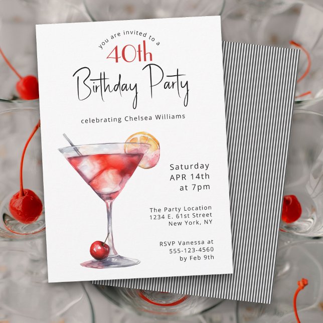 Invitación Cócteles y Fiesta divertida de cumpleaños número 4 (Subido por el creador)