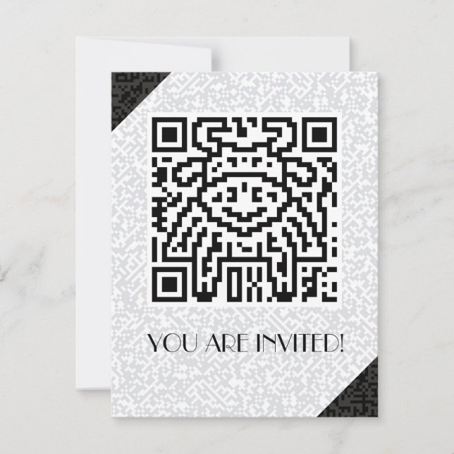 Invitación Código de QR el buey (Anverso)