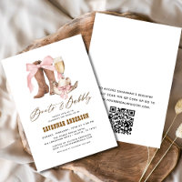 Código QR: Boots de vaca rosada y ducha de novia b