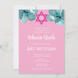 Invitación Código QR de Bat Rosa Mitzvah