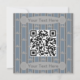 Invitación Código QR de camión divertido y elegante