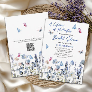Invitación Código QR de Jacintos para Despedida de Soltera