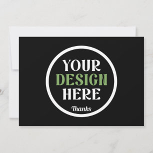 Invitación Código QR de Marca Comercial Negra Personalizada