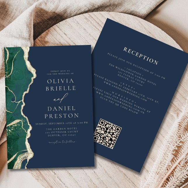 Invitación Código QR del Boda del Agante Azul de la Marina Ve (Subido por el creador)