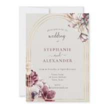 Código QR del Boda floral de ciruelas sucias