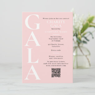 Invitación Código QR del evento de recaudación de fondos de l