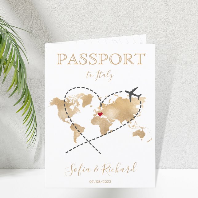 Invitación Código QR del mapa mundial del pasaporte de destin (Subido por el creador)