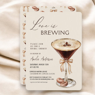 Invitación Código QR: El amor se está gestando Espresso Marti