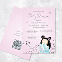 Código Qr | Kokeshi Doll Baby Shower
