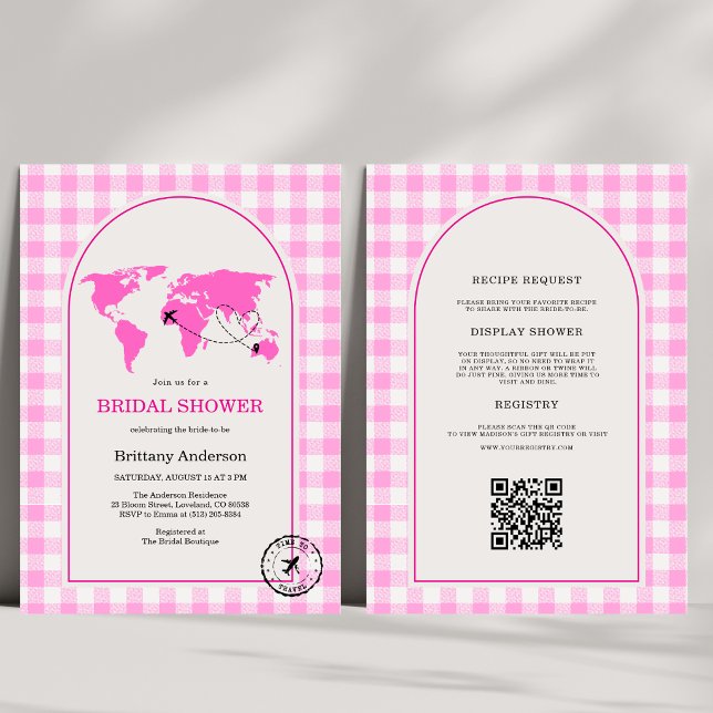 Invitación Código QR para Despedida de Soltera con Cuadro de  (Subido por el creador)