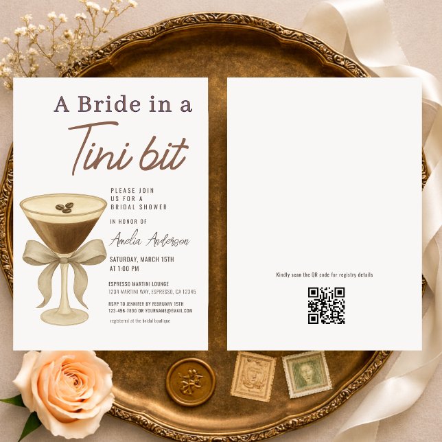 Invitación Código QR Una Novia en una Fiesta de Despedida de  (Subido por el creador)