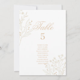 Invitación Códigos de asiento de Boda de Boho floral de la es