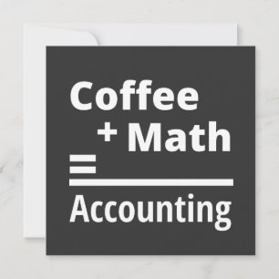 Invitación Coffee + Math = Accounting