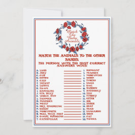 Invitación Coincidir con el Baby Shower de la amapola de anim