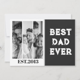 Invitación Colaje de Fotos Personalizadas 'Mejor Papá del Mun