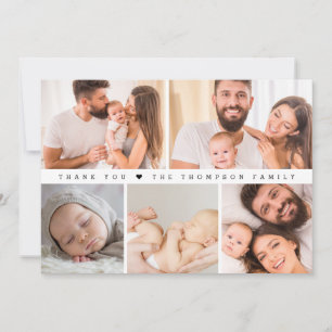 Invitación Colaje de Fotos Simple para Baby Shower Digital Gr