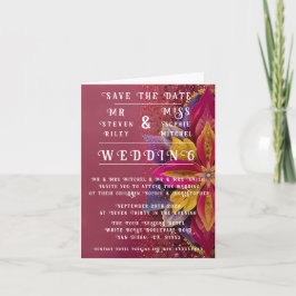 Invitación Colección Boda de elegancia floral rosa