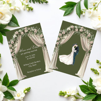 Invitación Colección de Boda Bohemian Elegance