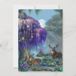 Invitación Colección de Boda Elegancia Bioluminiscente