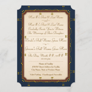 Invitación Colección de Bodas 1776 (invitación a la ceremonia