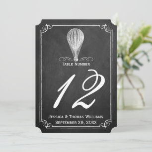 Invitación Colección de Bodas de globos aerostáticos