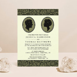 Invitación Colección de Bodas de Silhouette Art Deco