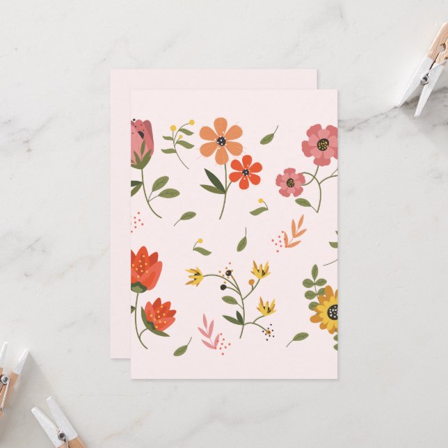 Invitación colección de flores (Anverso/Reverso In Situ)