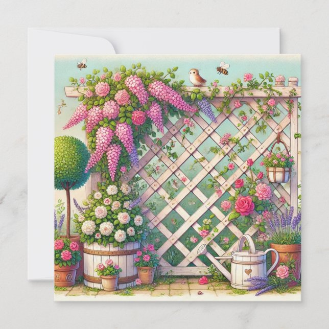 Invitación Colección de jardines - tercera puerta (Anverso)