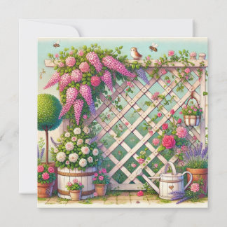 Invitación Colección de jardines - tercera puerta