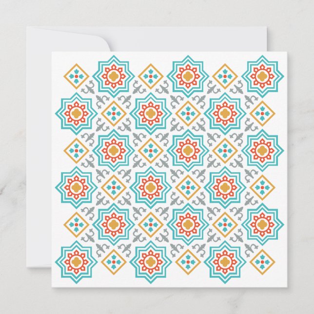 Invitación Colección de patrones y clipart | Decorativo sin i (Anverso)